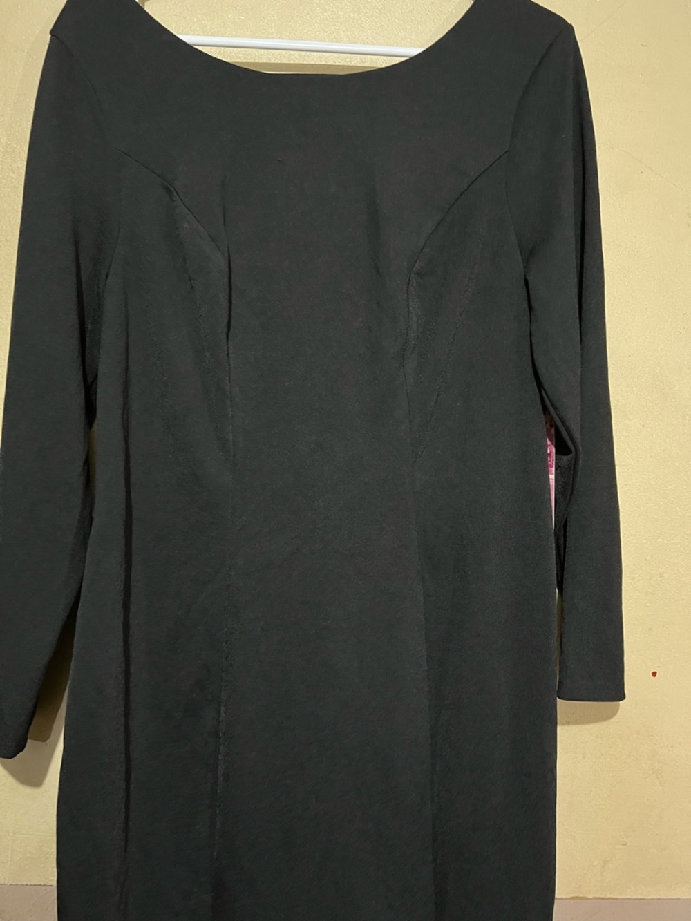 Emerald Sundae Black Long-Sleeve Scoop Neck Dress - Picture 3 of 8
